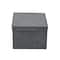 Household Essentials Fabric Storage Bin with Lid, 2ct.